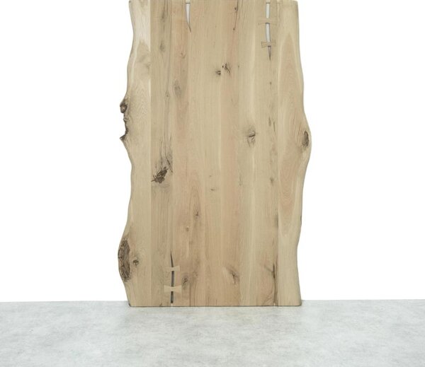 Drzwi przesuwne drewniane dębowe jednoskrzydłowe ONE BOARD RUSTIC surowe