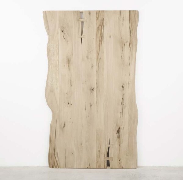 Drzwi przesuwne drewniane dębowe jednoskrzydłowe ONE BOARD RUSTIC surowe