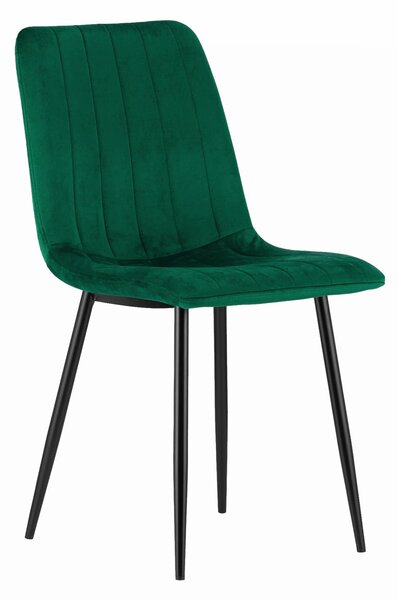 MebleMWM Krzesło zielone DC-1939 welur #56