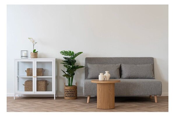 Szara rozkładana sofa 140 cm Marlow – House Nordic