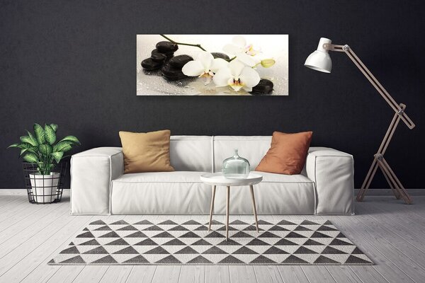 Obraz canvas na ścianę Egzotyczny Biały Storczyk