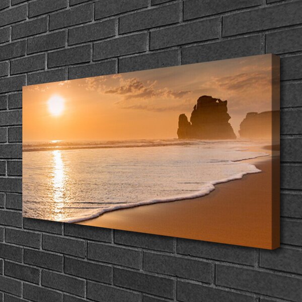 Obraz canvas na ścianę Słoneczny Dzień na Plaży