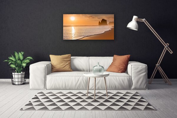 Obraz canvas na ścianę Słoneczny Dzień na Plaży