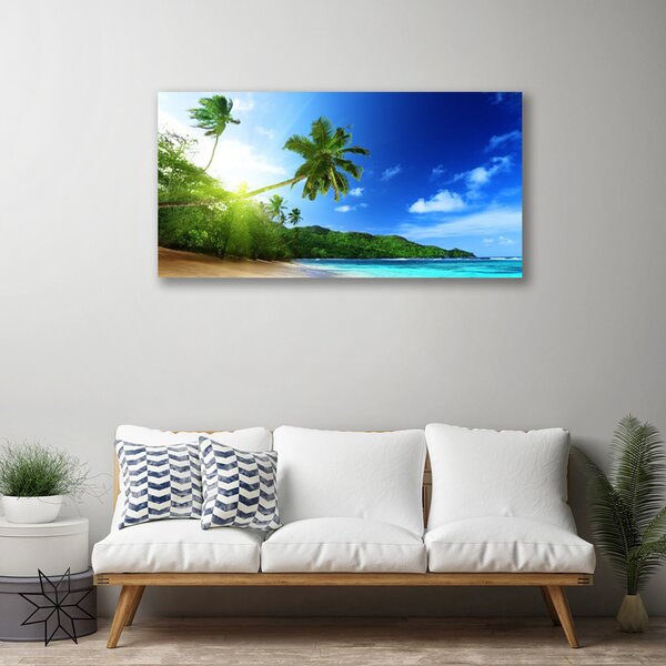 Obraz canvas Tropikalna Panorama Wybrzeża