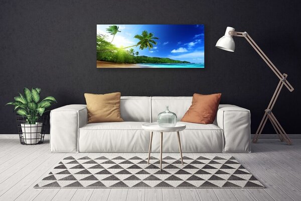 Obraz canvas Tropikalna Panorama Wybrzeża