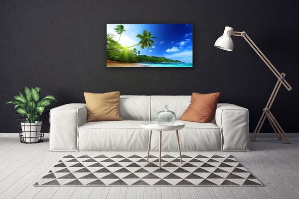 Obraz canvas Tropikalna Panorama Wybrzeża