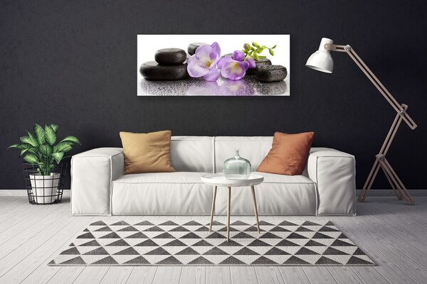 Obraz canvas Elegancka Ozdoba Kwiatowa