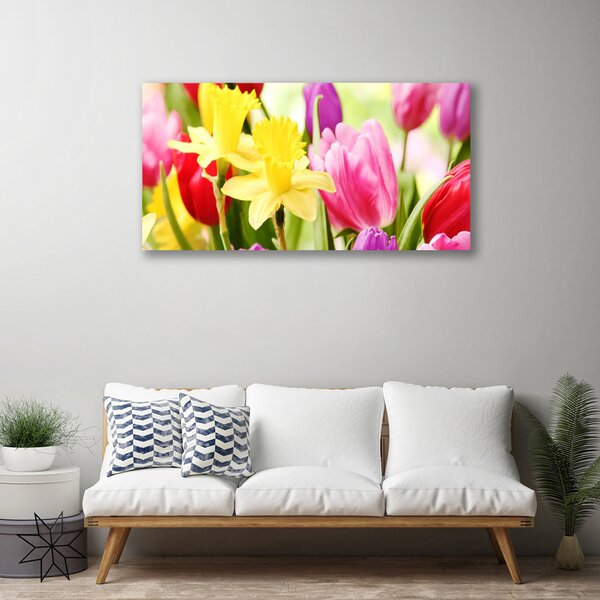 Obraz canvas Romantyczna Natura w Kwiatach