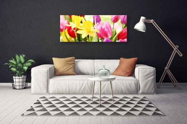 Obraz canvas Romantyczna Natura w Kwiatach
