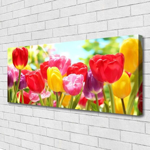 Obraz canvas Klasyczne Czerwone Tulipany
