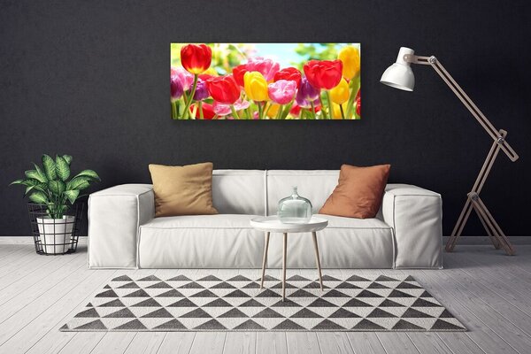 Obraz canvas Klasyczne Czerwone Tulipany