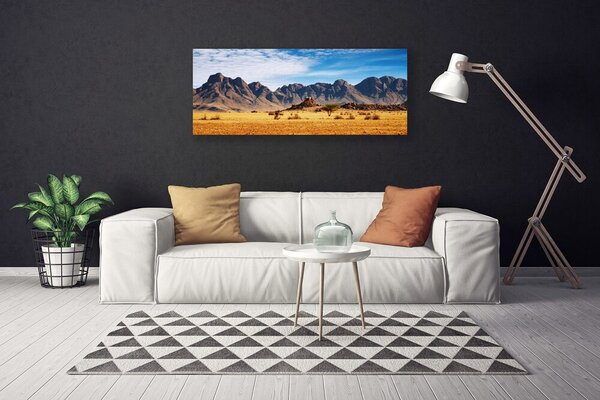 Obraz canvas Surowe Góry na Pustyni
