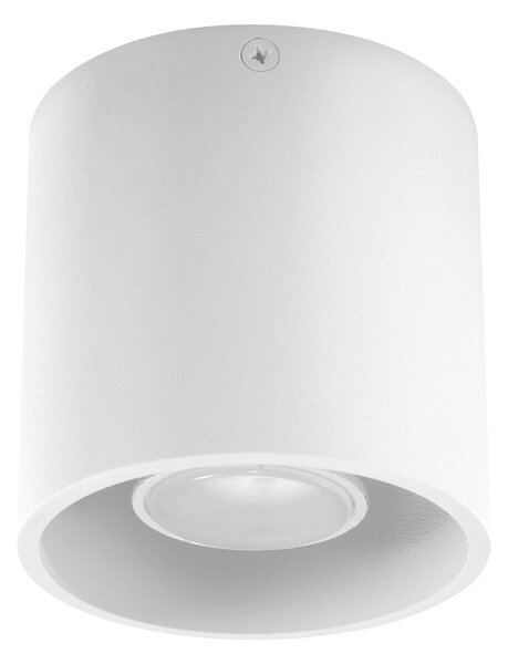 Biała lampa sufitowa Sollux Roda