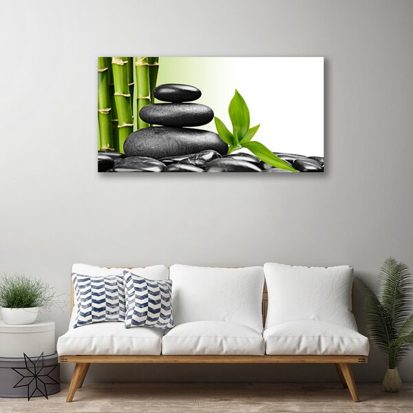 Obraz canvas Bambusowa Harmonia Zen