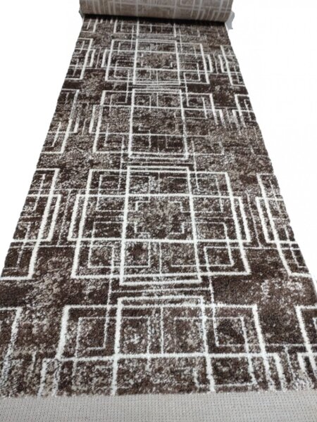 EMWOmeble Chodnik dywanowy Panamero 09 Brązowy - szerokość od 60 cm do 150 cm