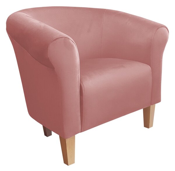 Fotel Milo MG58 nogi buk róż indyjski