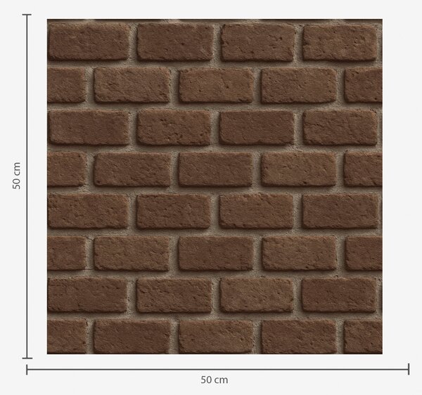 Tapety Rustykalna faktura brązowej cegły, Tapety Loft, a00879 : Uwalls.pl
