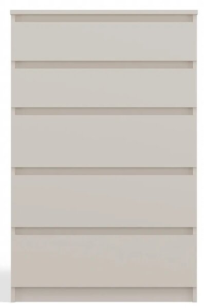 Minimalistyczna Komoda Z 5 Szufladami Kaszmir T1-M68