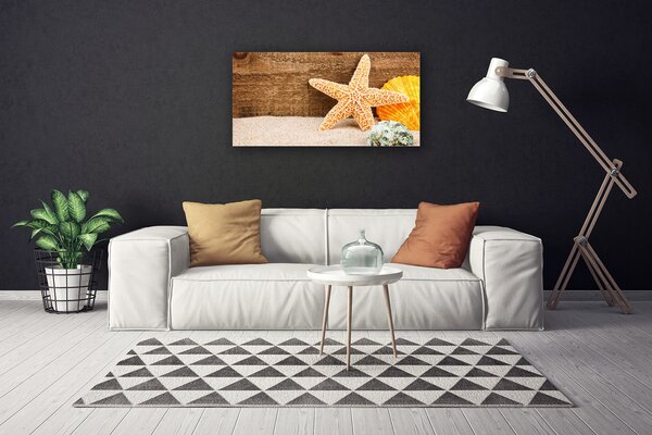 Obraz canvas Skarby Morza na Piasku