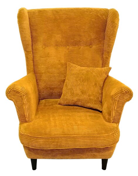 EMWOmeble Fotel do salonu USZAK 5 nogi drewniane / kolory do wyboru
