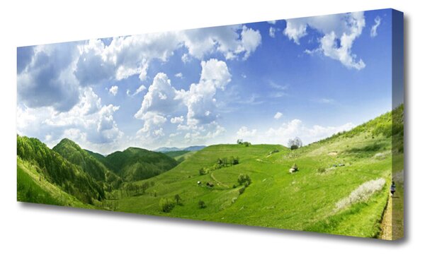 Obraz canvas Szczyty Gór nad Polami