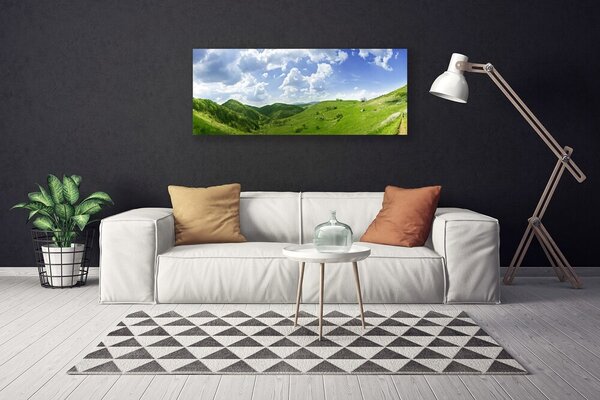 Obraz canvas Szczyty Gór nad Polami