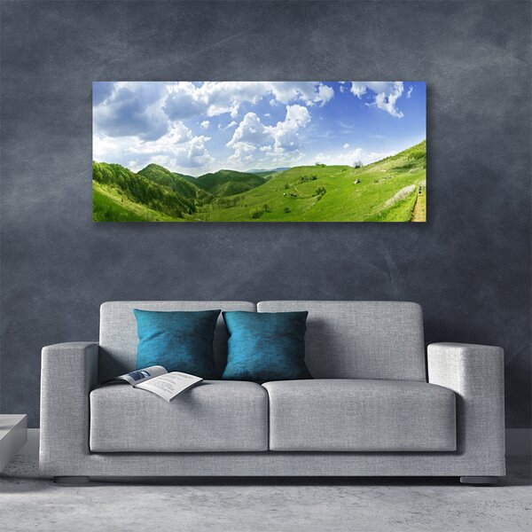 Obraz canvas Szczyty Gór nad Polami