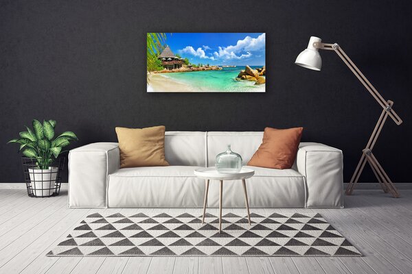 Obraz canvas Złoty Brzeg Oceanu