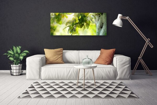 Obraz canvas Dojrzałe Jabłka na Gałęzi