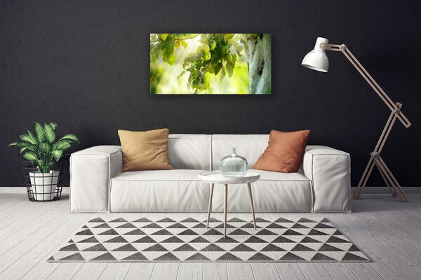 Obraz canvas Dojrzałe Jabłka na Gałęzi