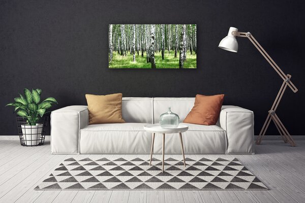Obraz canvas Leśna Gęstwina i Trawy