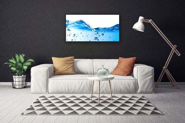 Obraz canvas Abstrakcyjna Głębia Błękitu