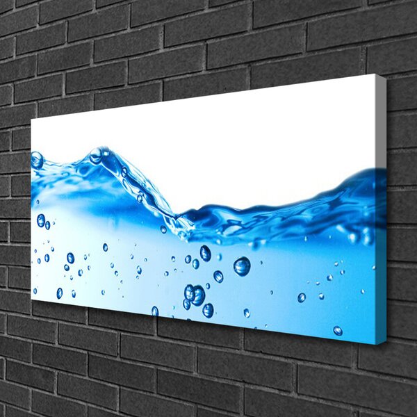 Obraz canvas Abstrakcyjna Głębia Błękitu
