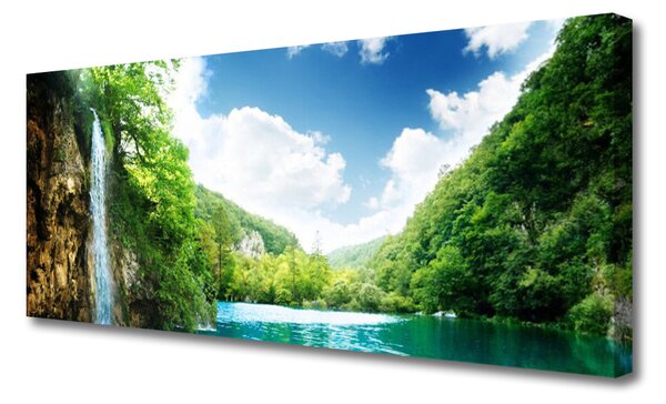 Obraz canvas na ścianę Harmonijny Krajobraz Alpejski