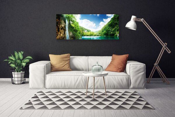 Obraz canvas na ścianę Harmonijny Krajobraz Alpejski