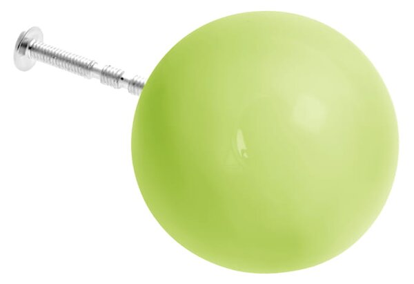 Gałka do mebli Kulka 3,5 cm jasno-zielona