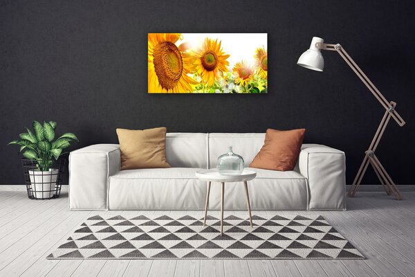 Obraz canvas Radosne Pole Słoneczników