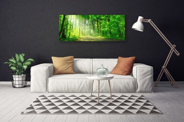 Obraz canvas Ścieżka w Głębi Lasu