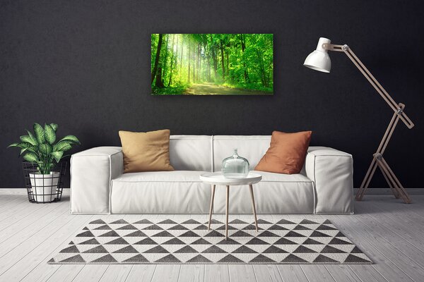 Obraz canvas Ścieżka w Głębi Lasu