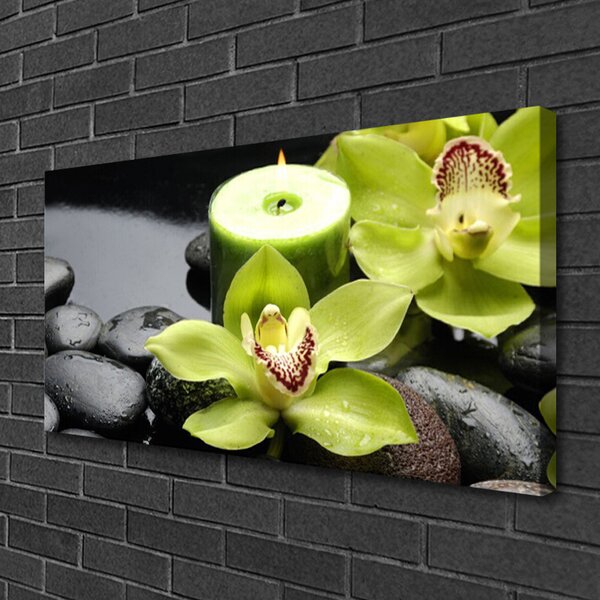 Obraz canvas Elegancja Białej Orchidei