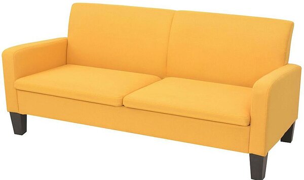 Stylowa kanapa Triniti 3Q - żółta
