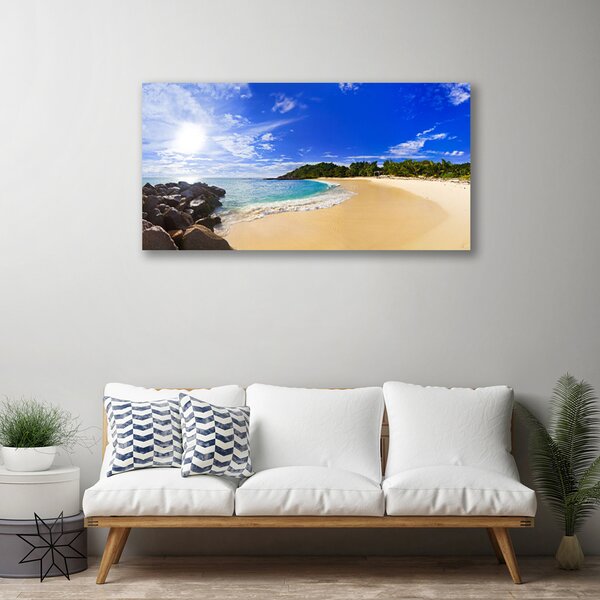 Obraz canvas Słoneczny Dzień na Plaży