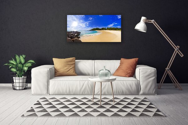 Obraz canvas Słoneczny Dzień na Plaży