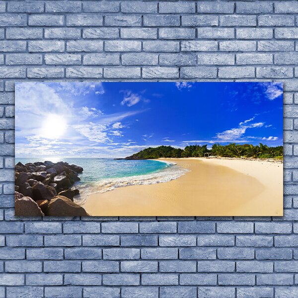 Obraz canvas Słoneczny Dzień na Plaży