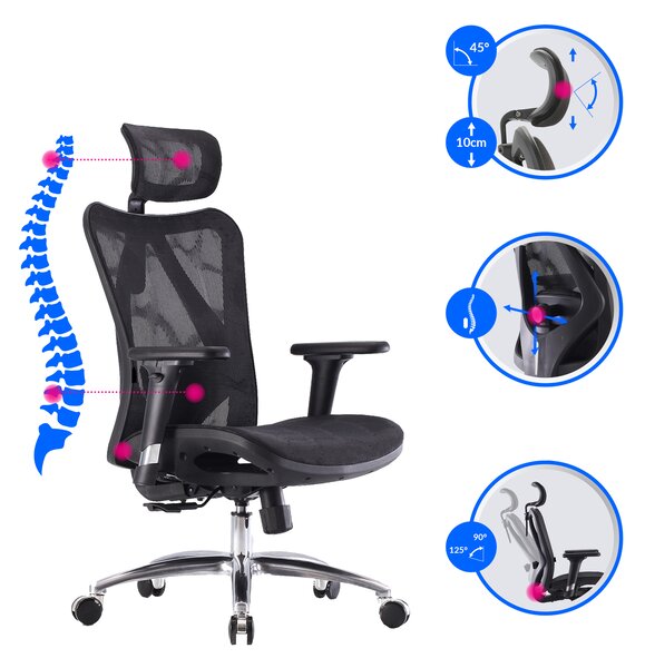 Fotel ergonomiczny ANGEL biurowy obrotowy kalistO