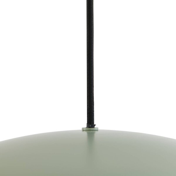 Lampa wisząca Malisa Lucande, możliwość ściemniania, zielony, salon / jadalnia, metal, skandynawski