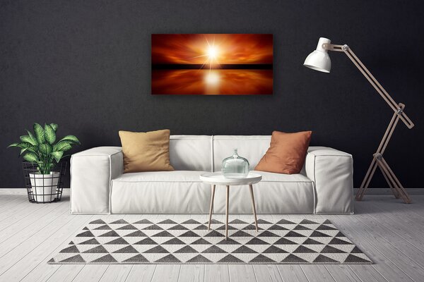 Obraz canvas Niebiański Odblask w Wodzie