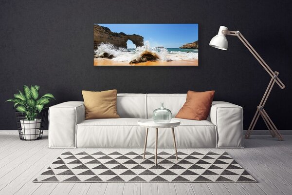 Obraz canvas Szum Fal na Brzegu