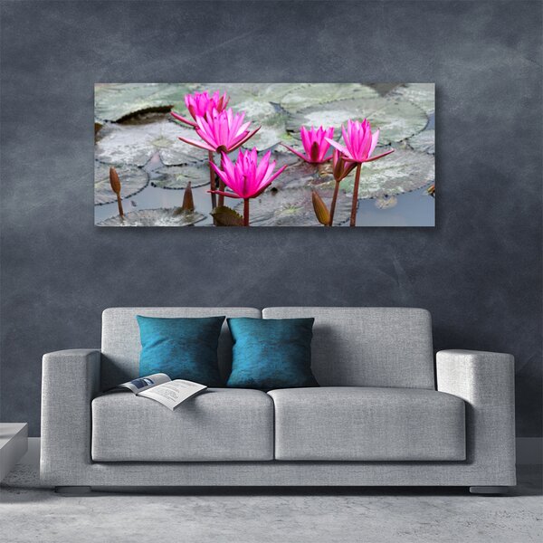 Obraz canvas Wyrafinowany Motyw Florystyczny