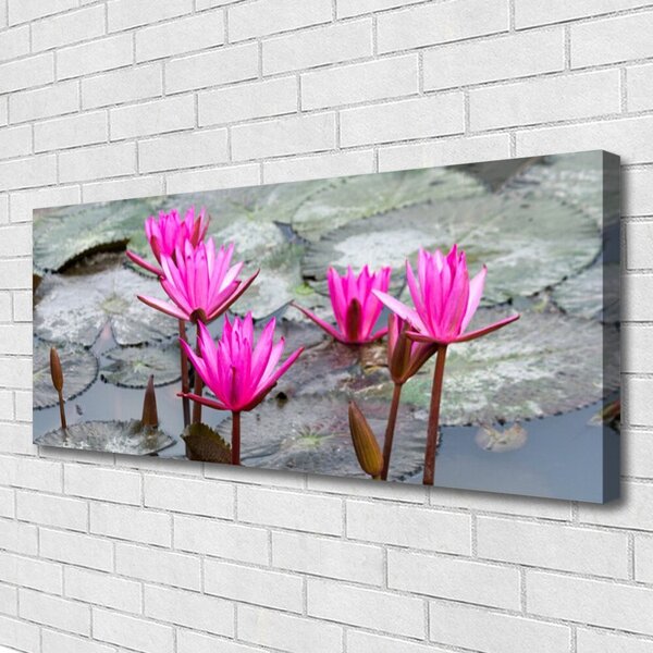 Obraz canvas Wyrafinowany Motyw Florystyczny